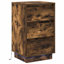 Bedside Cabinet 39 X 34.5 X 65 Cm Engineered Wood-107256065