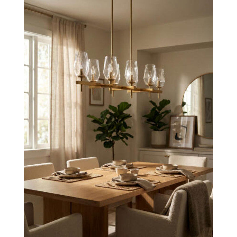 Fonville Chandelier, Brass