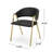 19.5'' H Faux Leather Upholstered Armchair