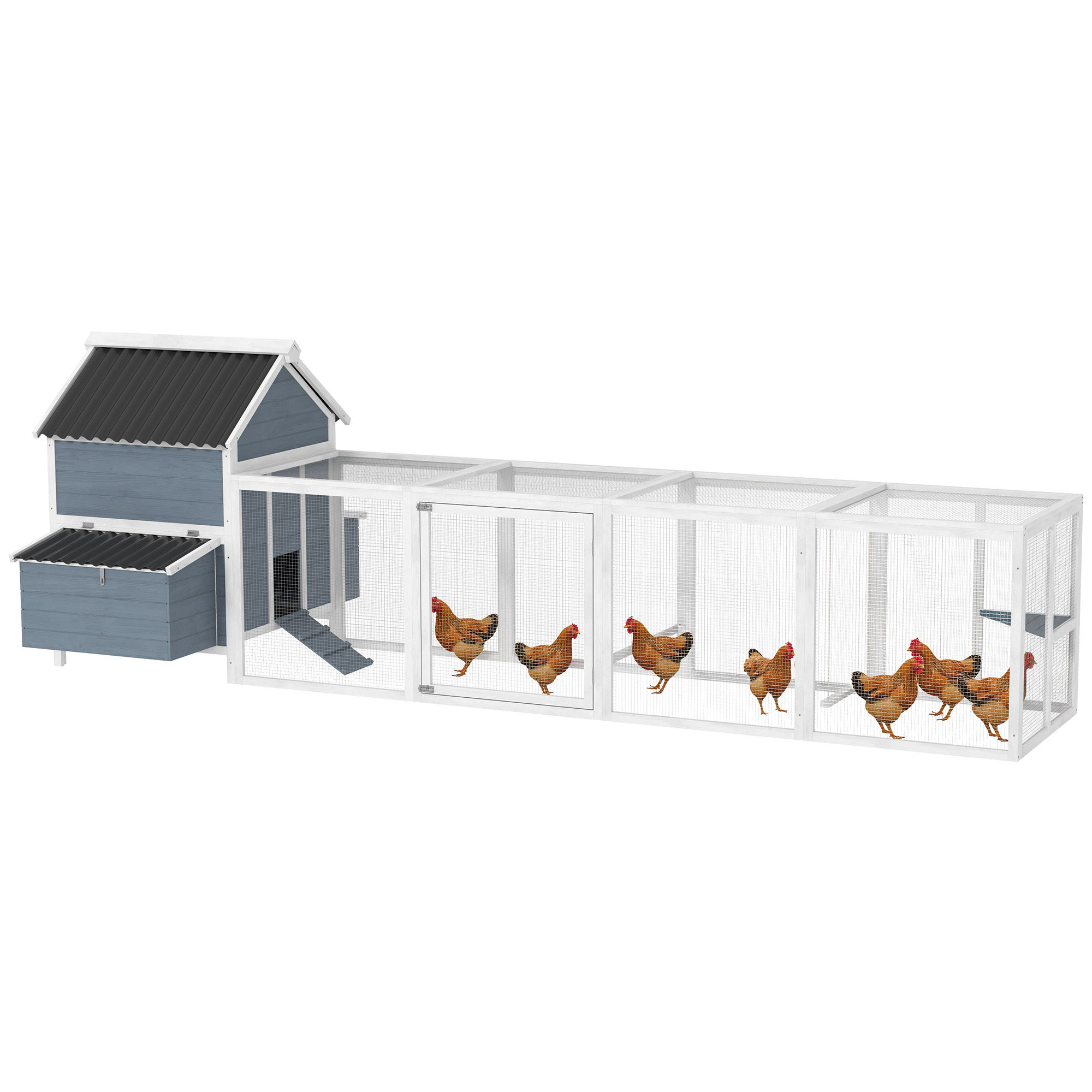 Archie & Oscar™ Extra Large Chicken Coop with 2 Nesting Box, 156 ...