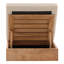 Darlene Teak Wood Outdoor Chaise, Sand