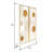 Amelie Abstract Framed Wall Art Set