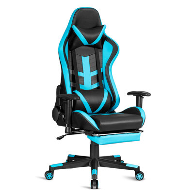 Fauteuil de jeu à haut dossier et course massage