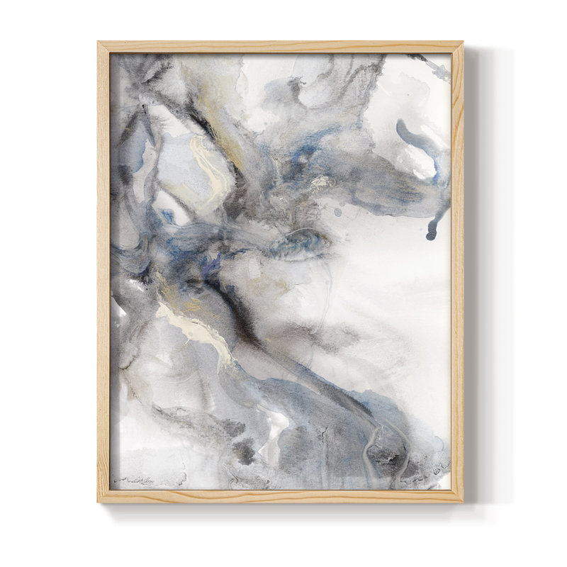 Marble Trance Framed Print - Solid Wood
