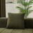 Chenille sectional sofa with 2 pillows