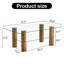 Table basse avec 4 pieds Cloud