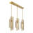 Nygaard 3-Light Linear Chandelier in Brass-1800915654