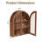 Arched Wall Mounted Cabinet-49811964