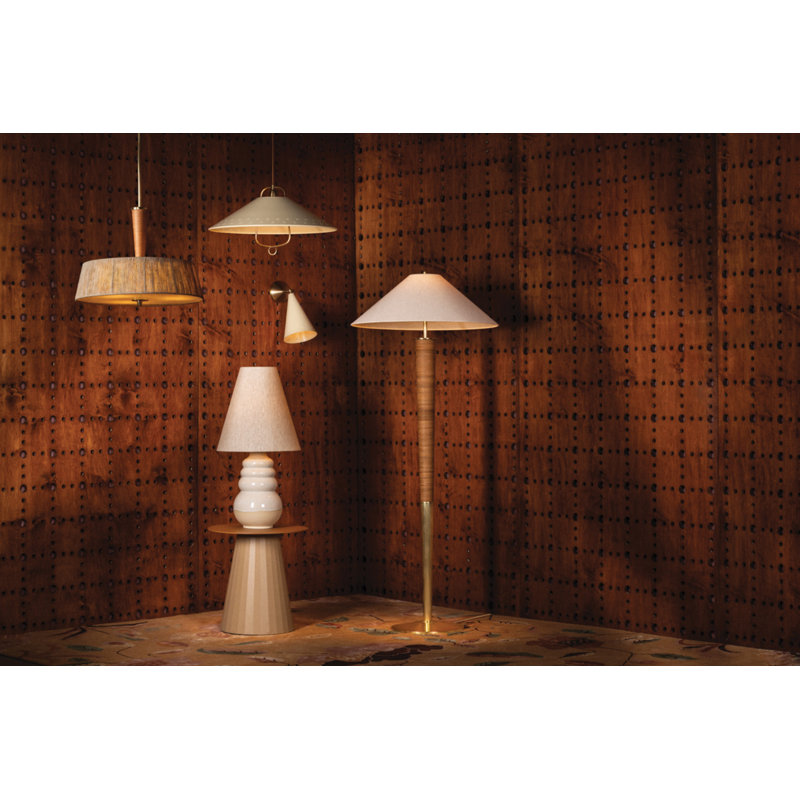 Pawley Pendant in Historic Bronze and Soft Sand by Cortney Bishop