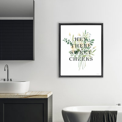 Cadre flottant «Hey There Sweet Cheek», design par Rachel Nieman