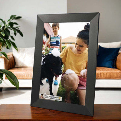 10.1 In. Smart Wifi Digital Photo Frame 1280 X 800 Ips Lcd Touch Screen, Auto-rotate, 32 Gb Storage