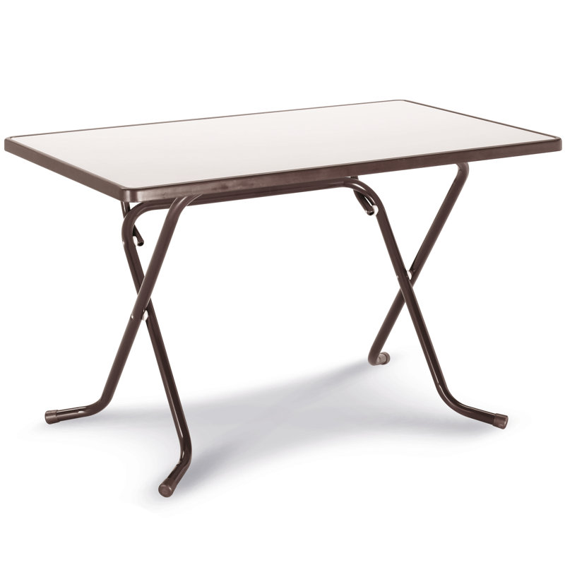 Madrid Folding Table Rectangular 110X70 Cm, Brown