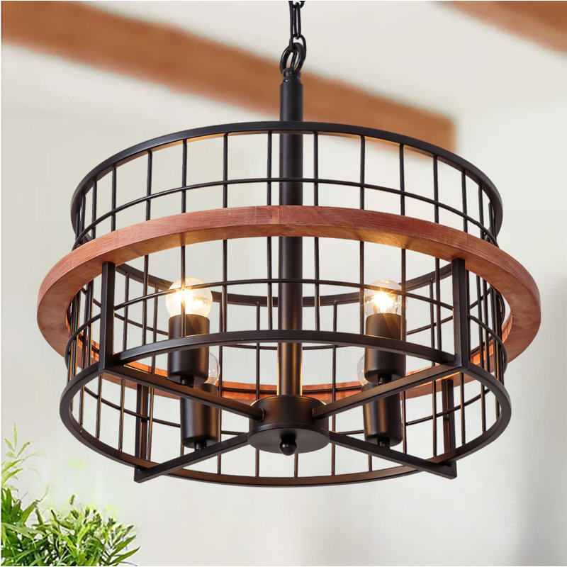 4 - Light Black Lantern Pendant
