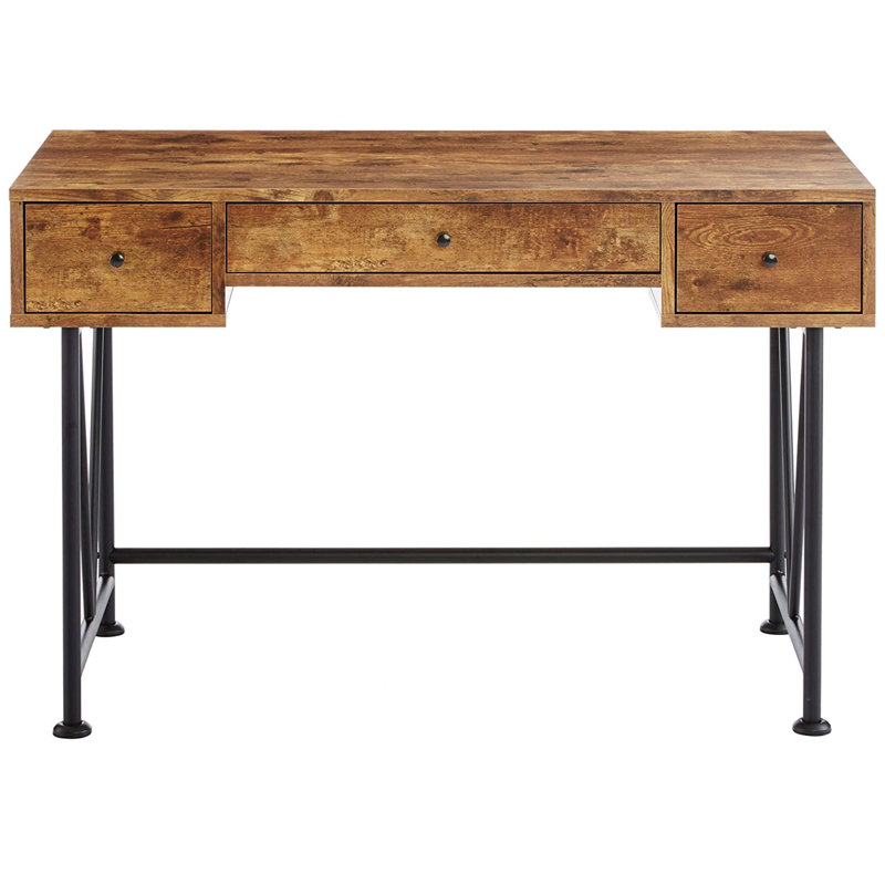 Pernell Writing Desk, Antique Brown/Black