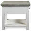 Gabby End Table with Storage