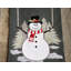 Chemin de table gris anthracite avec bonhommes de neige et sapins de Noël, 14 po x 34 po-1241485344