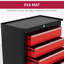 68cm W 5-Drawer Steel Bottom Rollaway Chest with Wheels