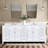 84" Double Bathroom Vanity Base Only