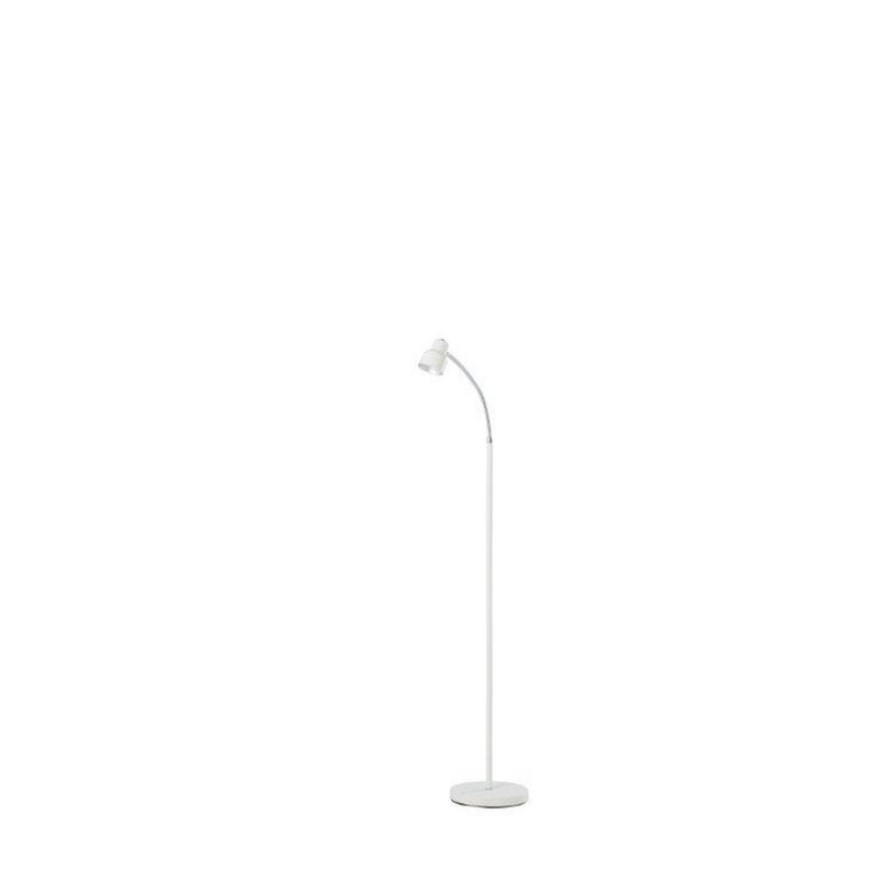 Lampe sur pied arquée 48 po Alaric, Blanc
