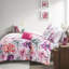 Très grand / très grand lit avec édredon floral rose et caractéristique de qualité asymétrique pour les lits-116012042