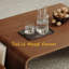 Table basse incurvée en noyer de style Mid-Century noyer 41,3 po avec rangement ouvert