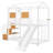 Allegonde Kids Twin Over Twin Bunk Bed-701799309