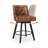 Bianny Swivel Upholstered Counter Stool-433443424
