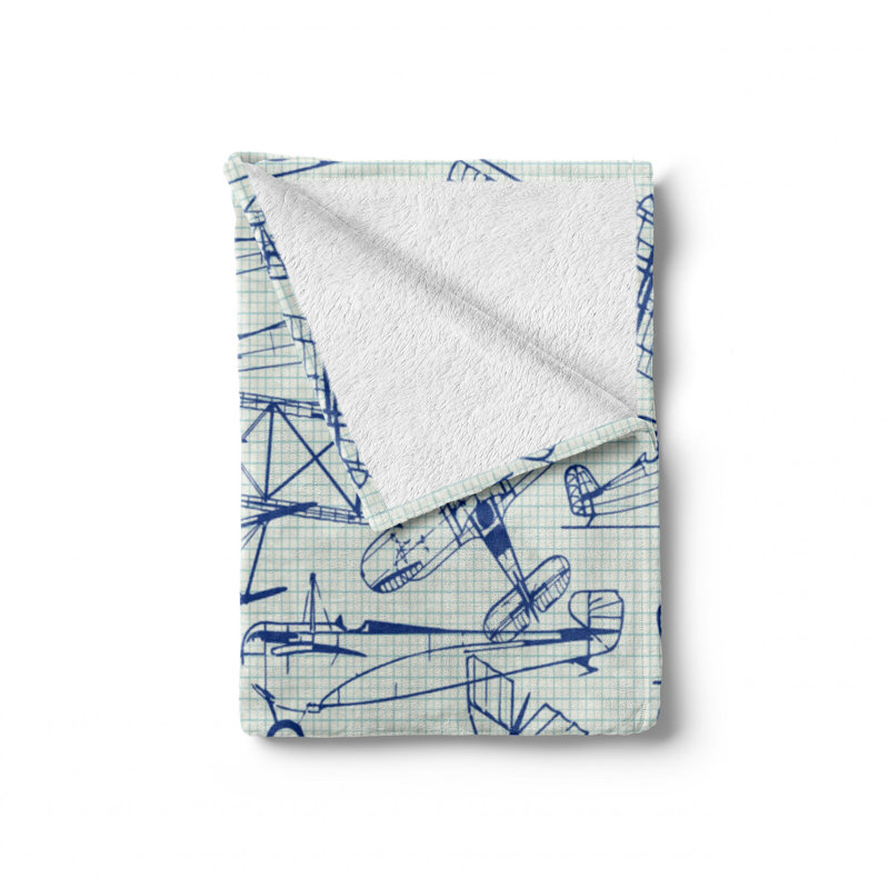 Ambesonne Fleece Throw, 50" W x 70" L