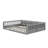 Wood Full Size Upholstered Platform Bed With Guardrail And Pillow-1746747778