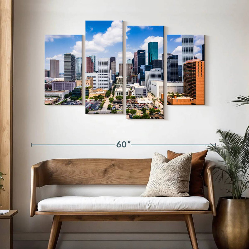 Sireci Buildings In Houston, 32" H x 52" W
