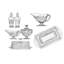 Dublin Crystal 8 Piece Hostess Serving Set