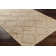 Tapis géométrique en jute tissé à plat de couleur kaki