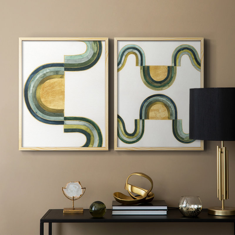 Analogous Arches I-Premium, reproduction encadrée - prête à être accrochée - aucun clou requis - aucun clou requis