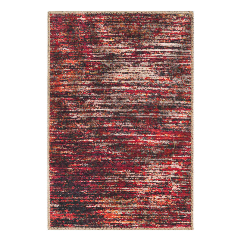 Tapis rouge / gris Montalto, Rectangle 2 pi x 3 pi