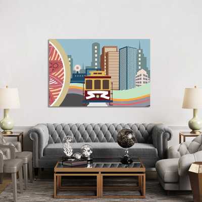 San Fransisco - Wrapped Canvas Print