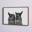 «Llama Couple», reproduction sur toile encadrée-113855873