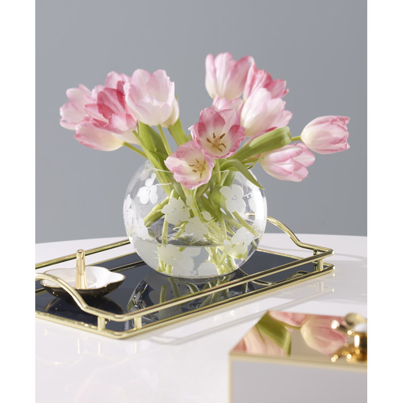 Vase de table Spring Pansies