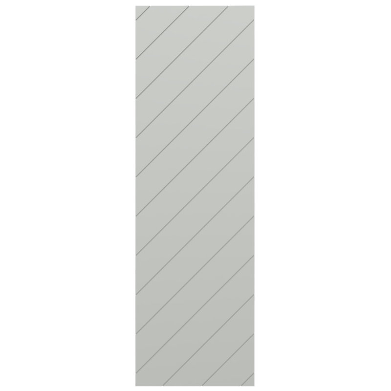Volets de style moderne EnduraCore, Gris tempête de grêle, 18"W, H 42 po