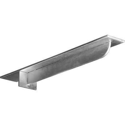 3"W x 14"D x 2"H Heaton Hidden Support Bracket with 10" Support Depth, Steel (6-Pack)