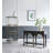 Elegant Modern Console Table with Gold Accents