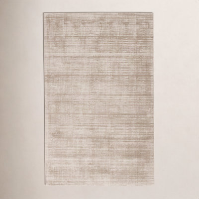 Tapis gris tissé à la main Owens