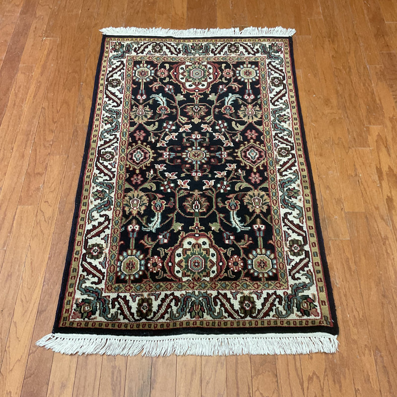  Handmade Kashan Wool Rug