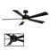 Wynd 5 - Blade Outdoor /Indoor Smart Ceiling Fan with Remote Control and LED Light Kit Included, Works With Alexa and iOS or Android App