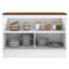 Armoire de cuisine avec pieds réglables et compartiments internes Madesa Hazel