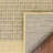 Marshanna Odin Solid Striped Border Indoor Outdoor Yellow Flatweave Rug-49789157
