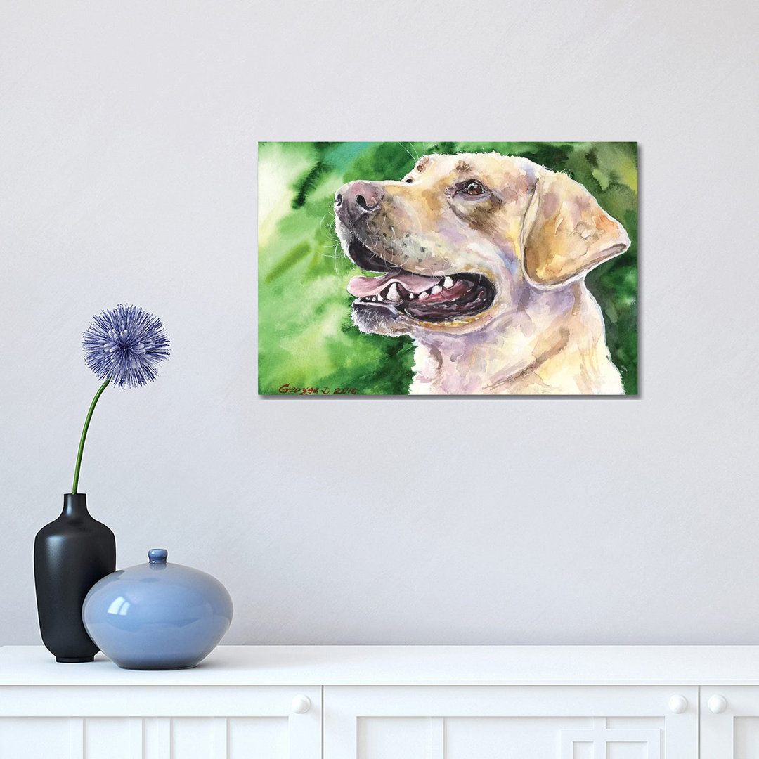 Golden Labrador I by George Dyachenko - Wrapped Canvas Painting