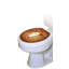 Adhésif décoratif de siège de toilette Southwestern Cow - crâne de vinyle statique-4321055