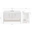 Meuble-lavabo simple avec plateau en quartz Abby-94003826-116272318-116272322