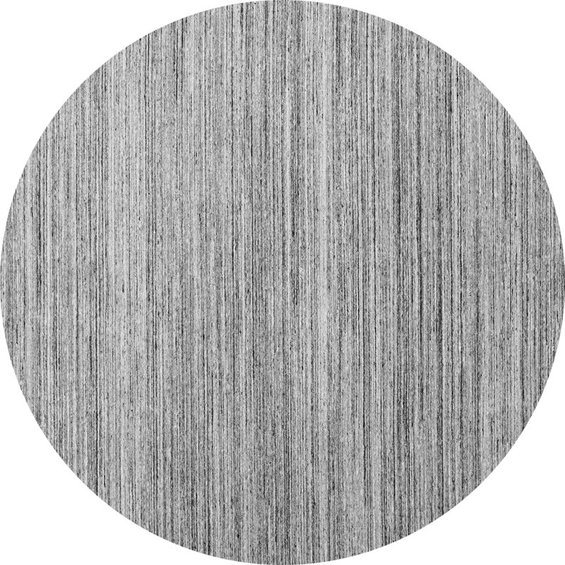 Wadhah Performance Striped Indoor Rug, Round 4'