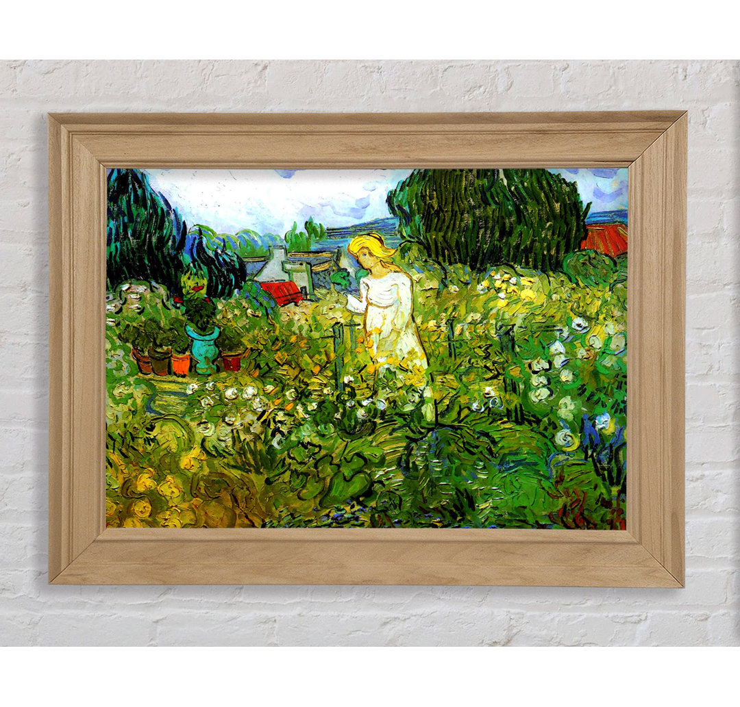 Van Gogh Marguerite Gachet Im Garten - Einzelner Bilderrahmen Kunstdrucke